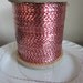 Vintage Spool of Thin Metallic Tinsel Red and Silver