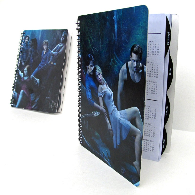 True Blood 2013 2014 Daily Planner Calendar Up-Cycled (Season 3) Eric Bill Sookie Stackhouse