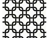 SALE 12x16 or 12x18 Lumbar Black White Gotcha Pillow cover--Hidden Zipper Close--Same Fabric on Both Sides-- FREE US Shipping