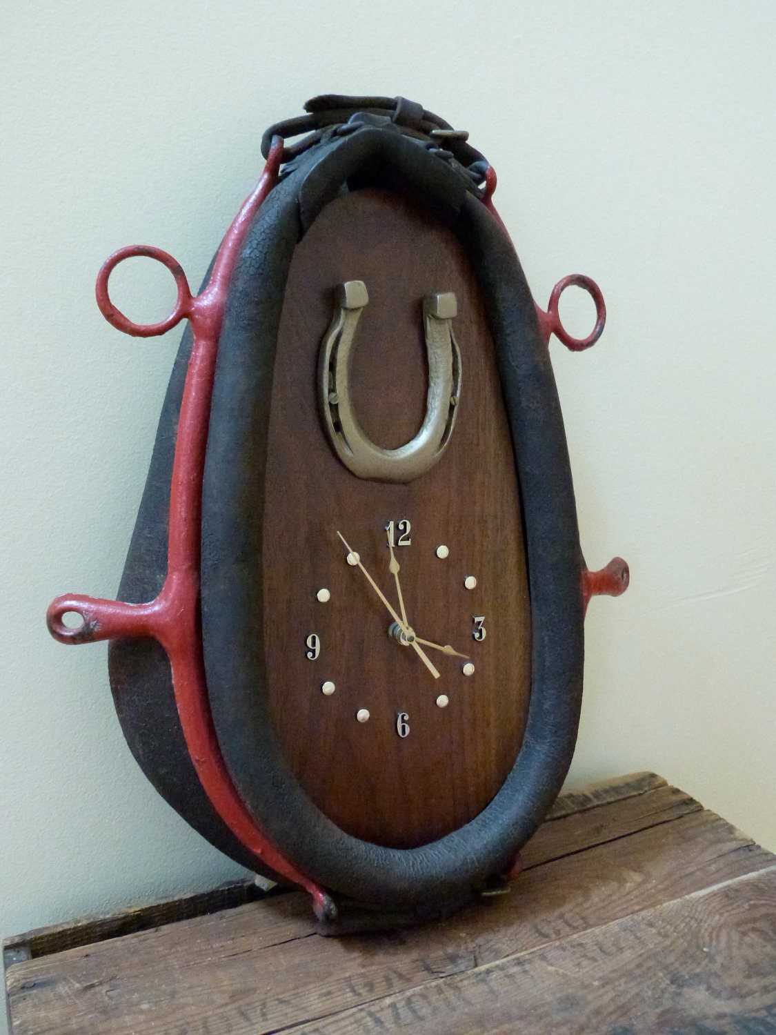 Vintage Horse Yoke Collar Clock
