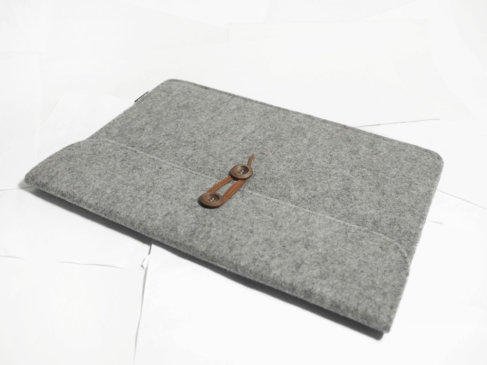 Macbook pro 15" Macbook Sleeve Case Wool Felt Custom Made Felt Case Sleeve Cover Bag for Macbook pro 15"-B2035