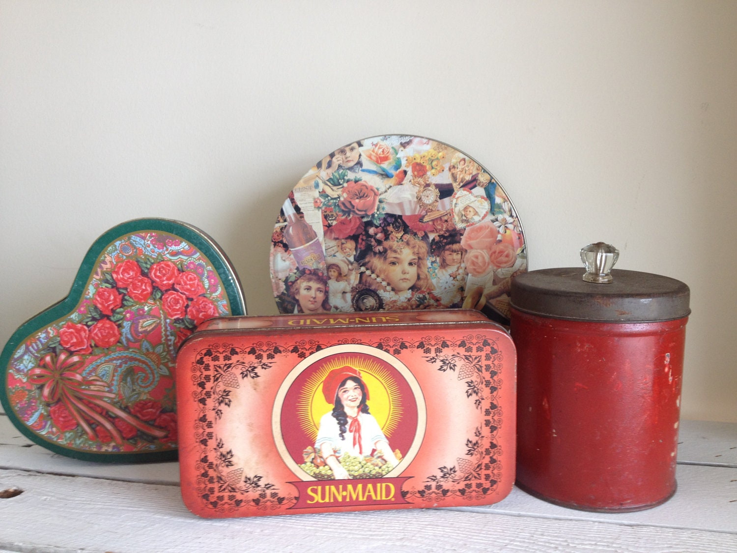 Vintage Storage Tins