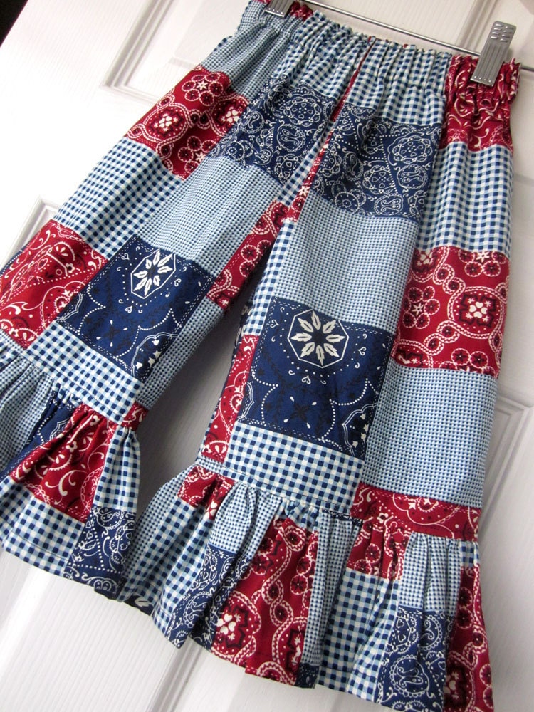 Lil Cowgirl  Ruffled Pants  2 3 4 5
