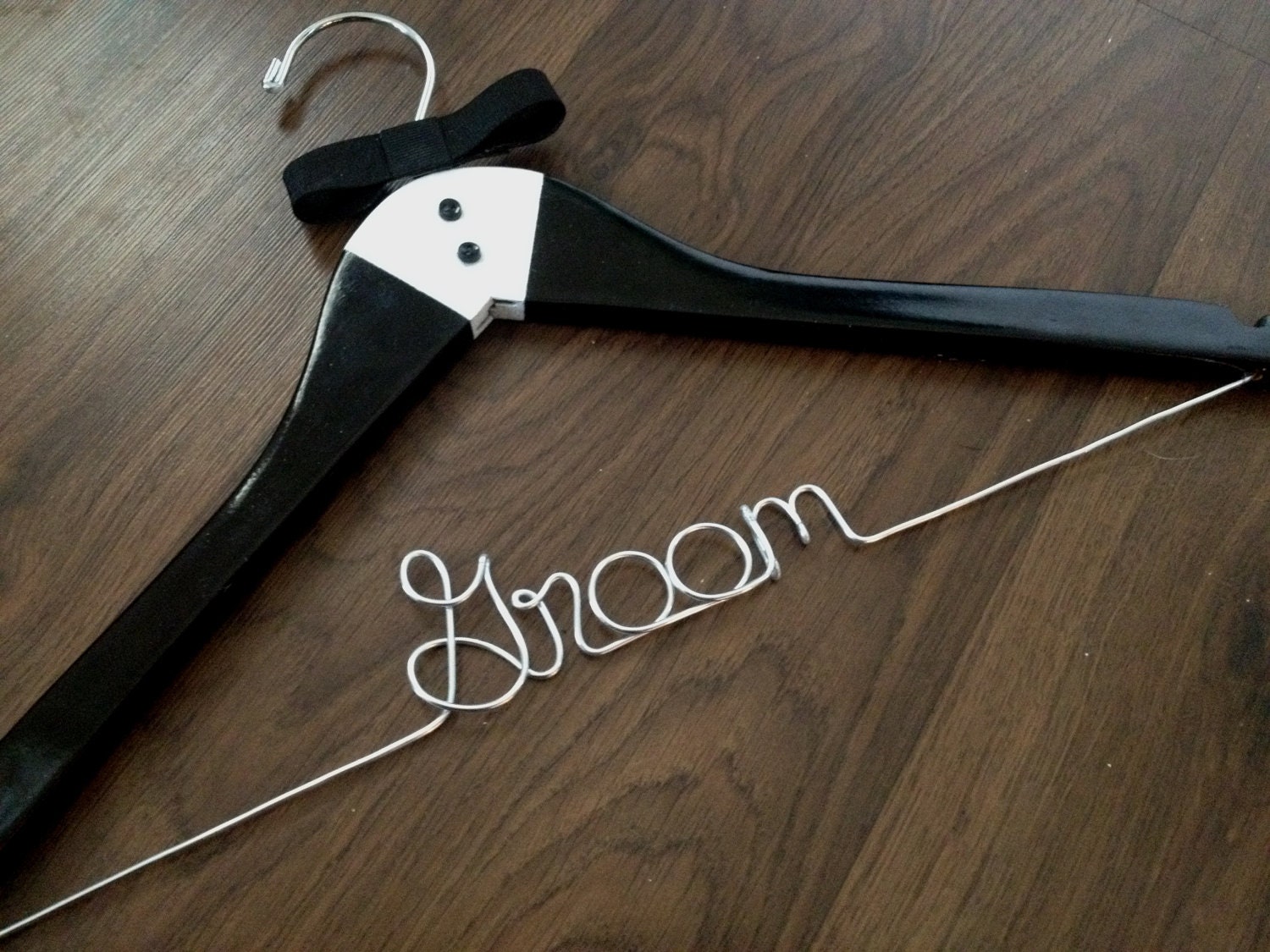 Tuxedo Groom Hanger, Wedding Hanger, Personalized Hanger, Name Hanger, Groom Gift, Bride Hanger