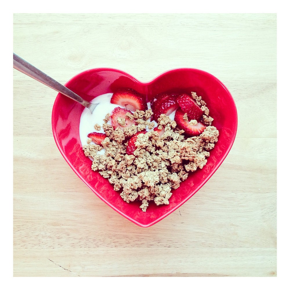 8x8" Photograph: Love in a Little Red Bowl