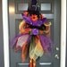 Fancy Witch Halloween wreath