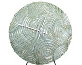 Windy Sky Wall Clock, abstract modern ceramic art clock wall hanging housewares home decor