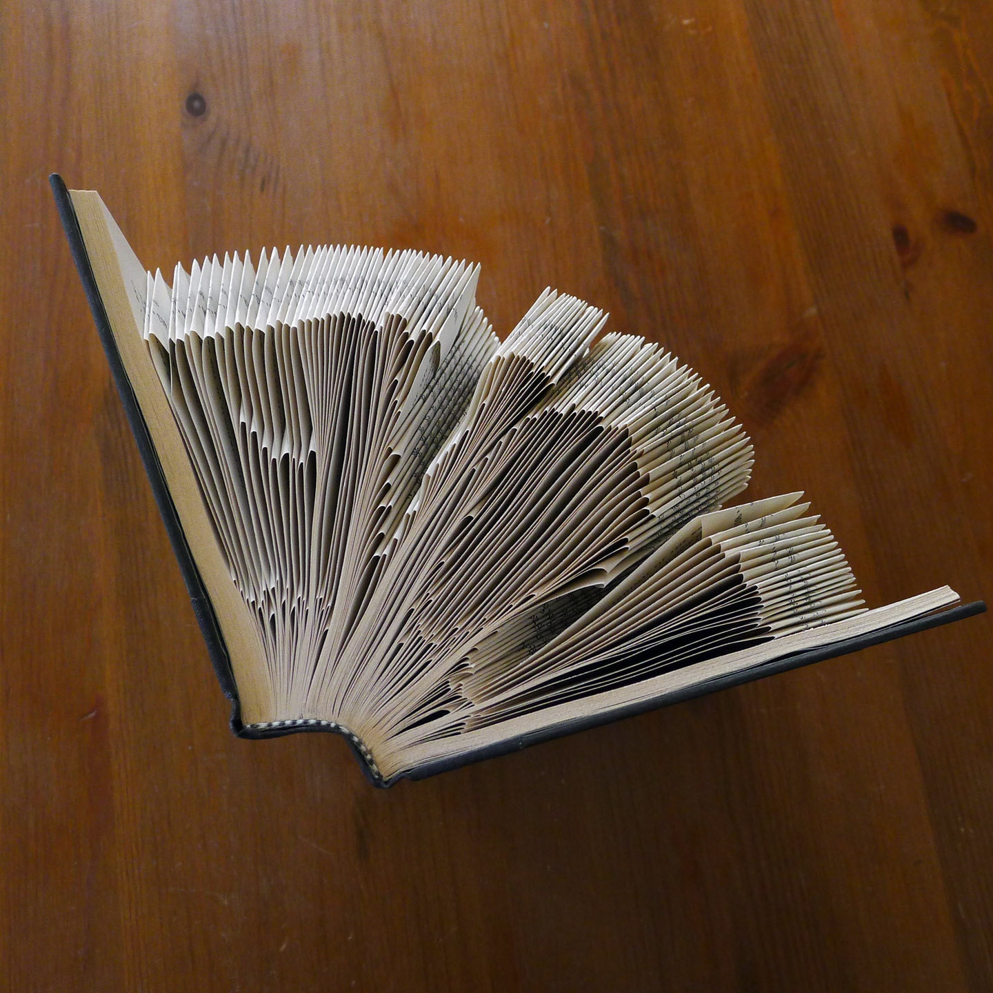 LOVE Custom Folded Book - Handmade Gift - Book Lovers - Altered Book - Wedding Decoration