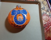 Born to be a Gator Fan Holiday Ornanent