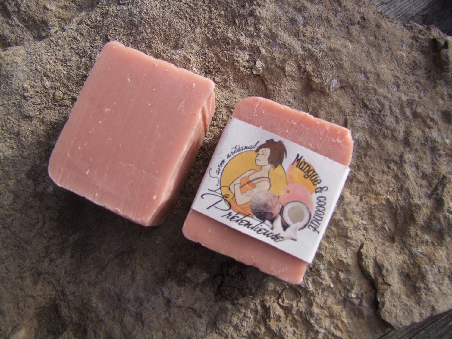 Coconut mango exfoliating soap 120 grams
