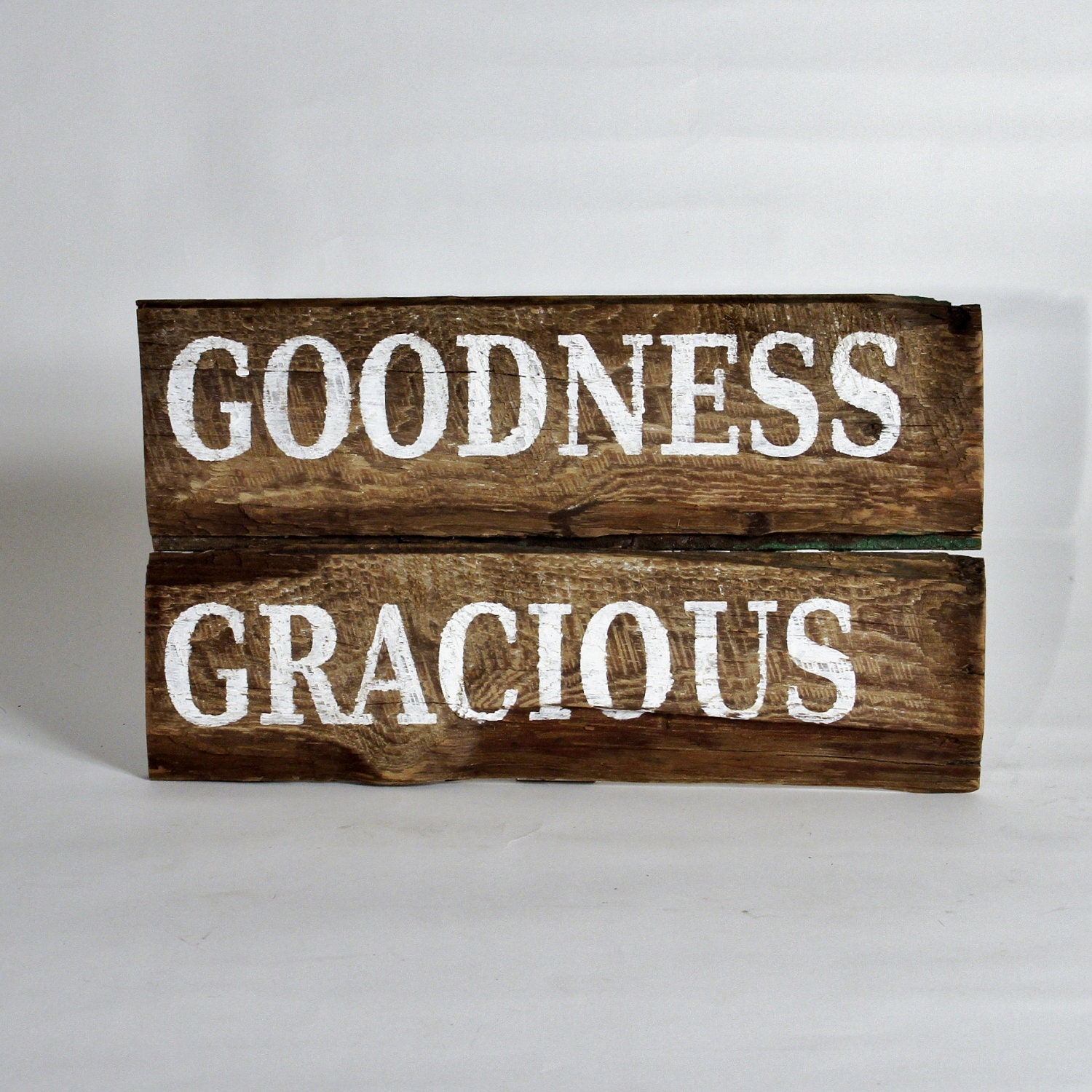 Reclaimed Wood Sign - New Orleans Salvage - Goodness Gracious - RestorationHarbor