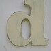 Alphabet Wall letters rustic baby nursery decor ,initials and names