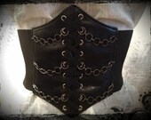 Steampunk Corset-Style Waist Cincher