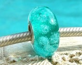 GLOw In THe DaRk Fully Lined Sterling Silver Big Hole Bead fits Troll Trollbeads Chamilia European Charm Bracelets