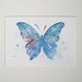 Art, Butterfly, butterfly art work, insect art, paper art work, watercolor paining,  Butterfly---  original abstract watercolor painting.