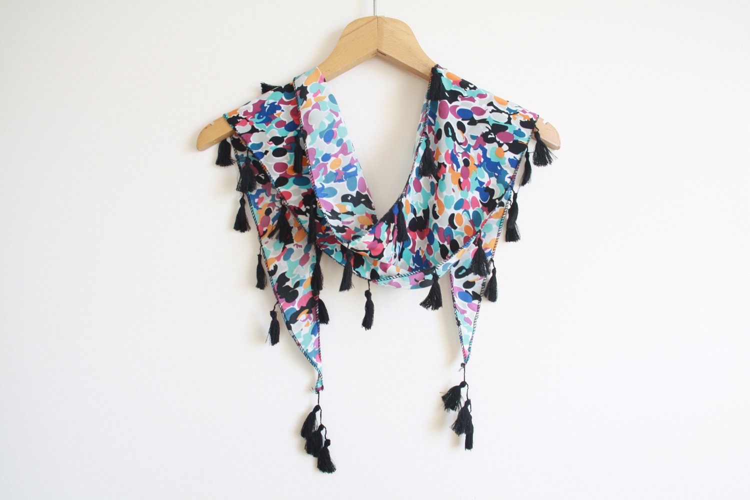 FREE SHIPPING, Colorful Elegance Tufty Scarf, Fashion Scarf