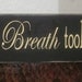 Your first Breath took ours away - Wooden Sign for Nursery, Baby Room, Baby Shower Gift