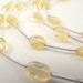 Citrine Beads, Hand-cut, Faceted Puffed Oval, 8x6mm-10x8mm, 8 Beads, Whole Strand