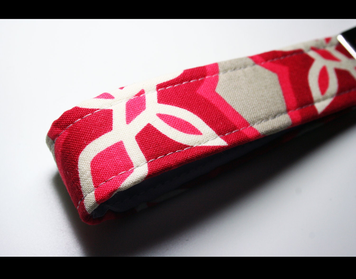 wristlet Keychain fob - red