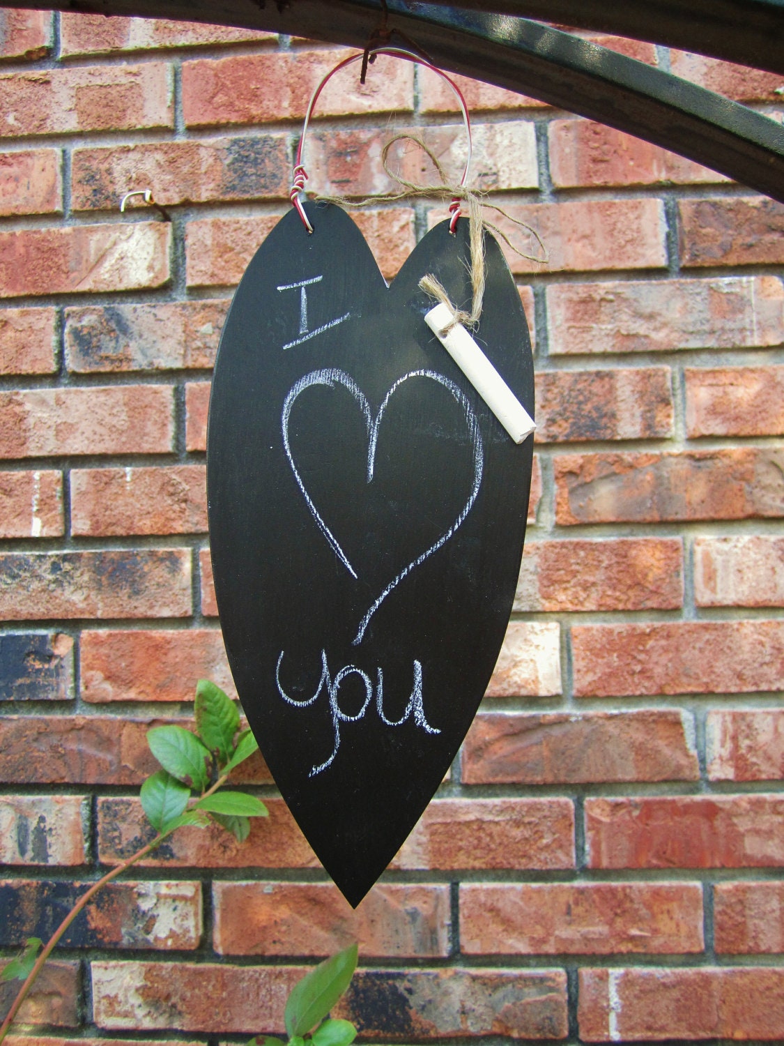 Rustic Chalkboard Heart Sign Weddings, Engagement, Birthdays Prop