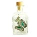 Glass Bottle Butterfly Pewter Motif