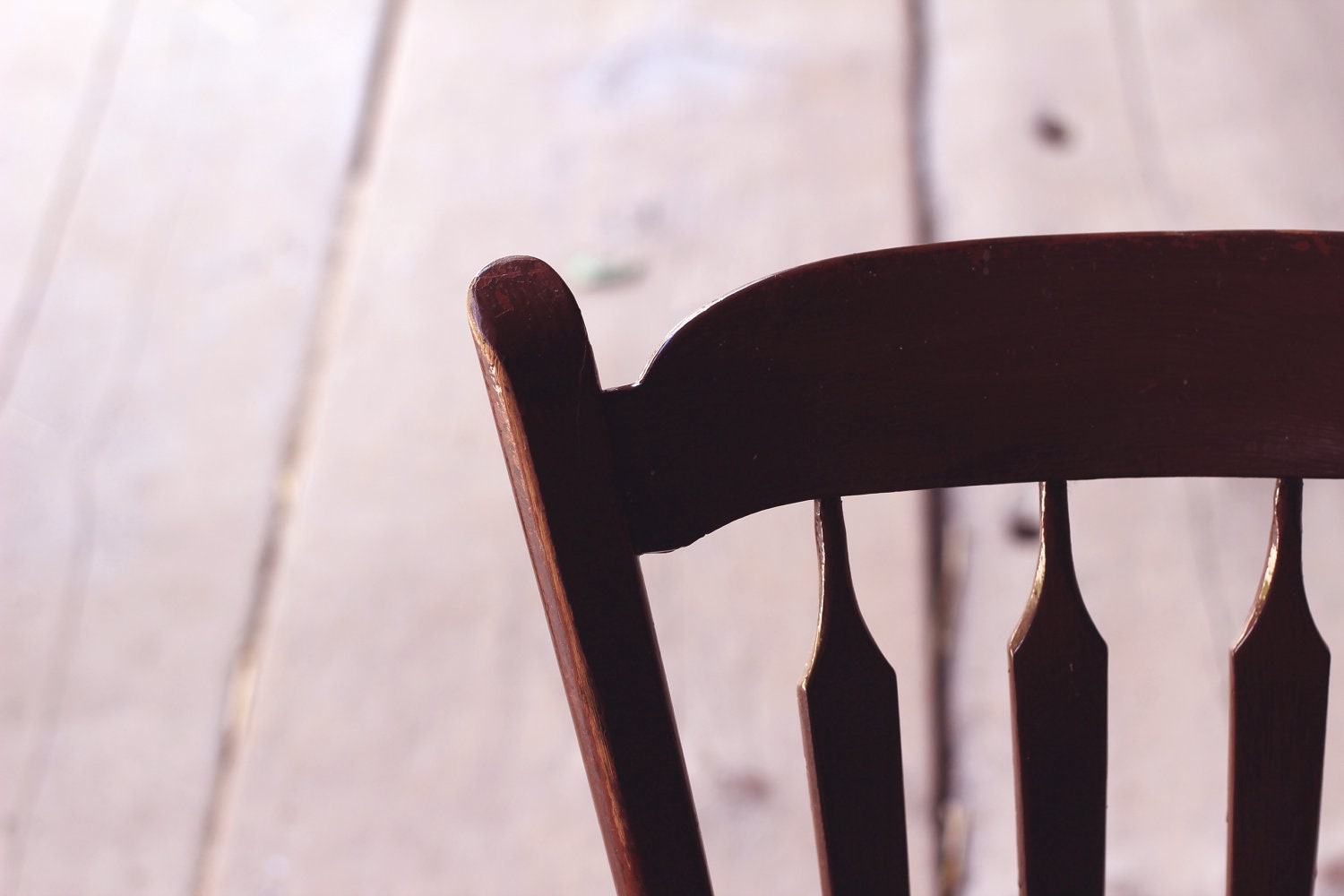Wooden - 5x7 Fine Art Print - Wooden Chair Photography - Brown Natural Wood