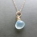 Chalcedony earrings - drop dangle aqua blue mint chalcedony sterling silver 14k Gold-Filled wedding bridal bridesmaid wedding gift
