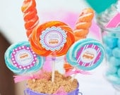 Girls Retro Surf Printable Party Collection- As seen on Giggles Galore