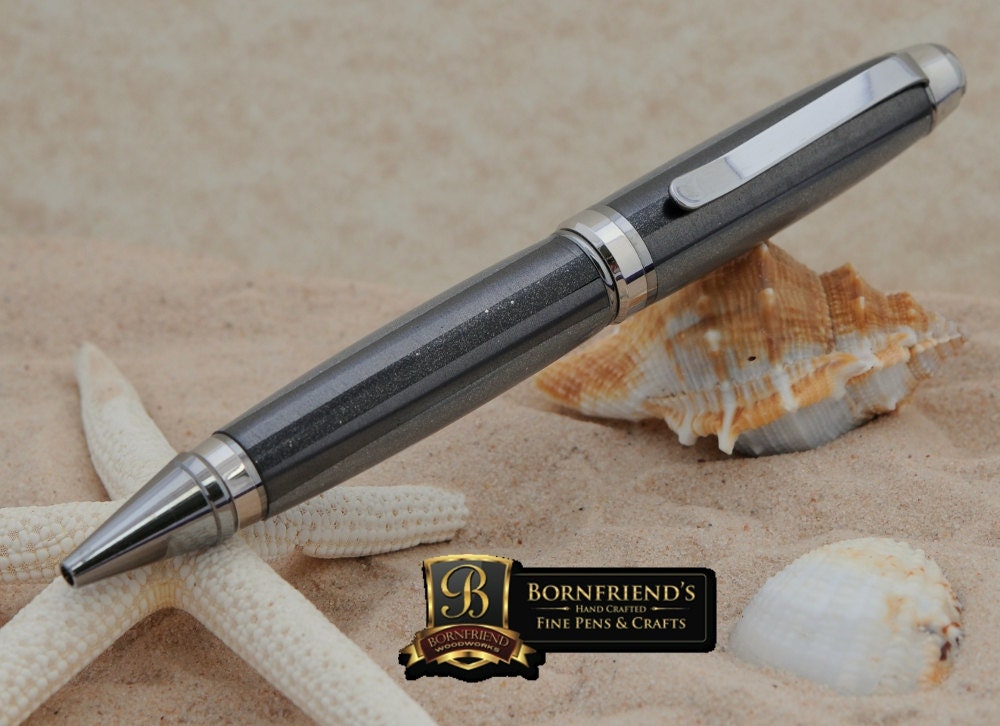M3 Black Titanium Handmade Custom Ballpoint Pen - Great Gift Pen