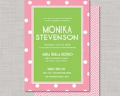 Polka Dot Invitation