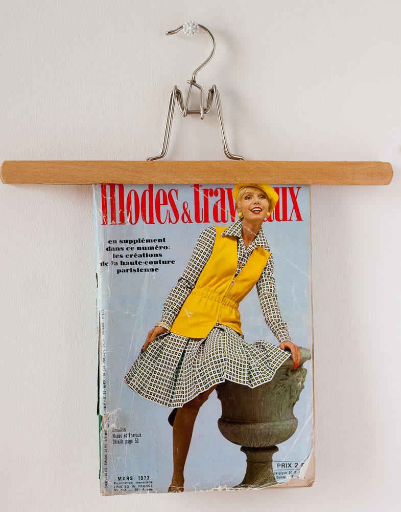 Vintage French Magazine Modes & Travaux March 1973