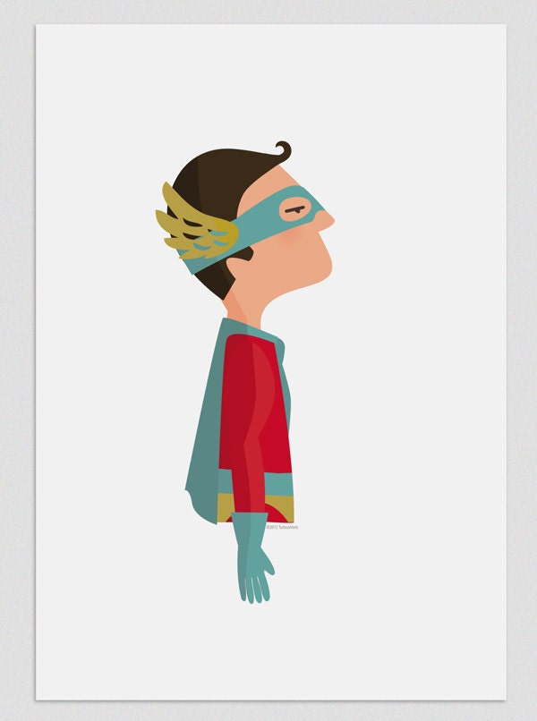 Illustration. SuperHero