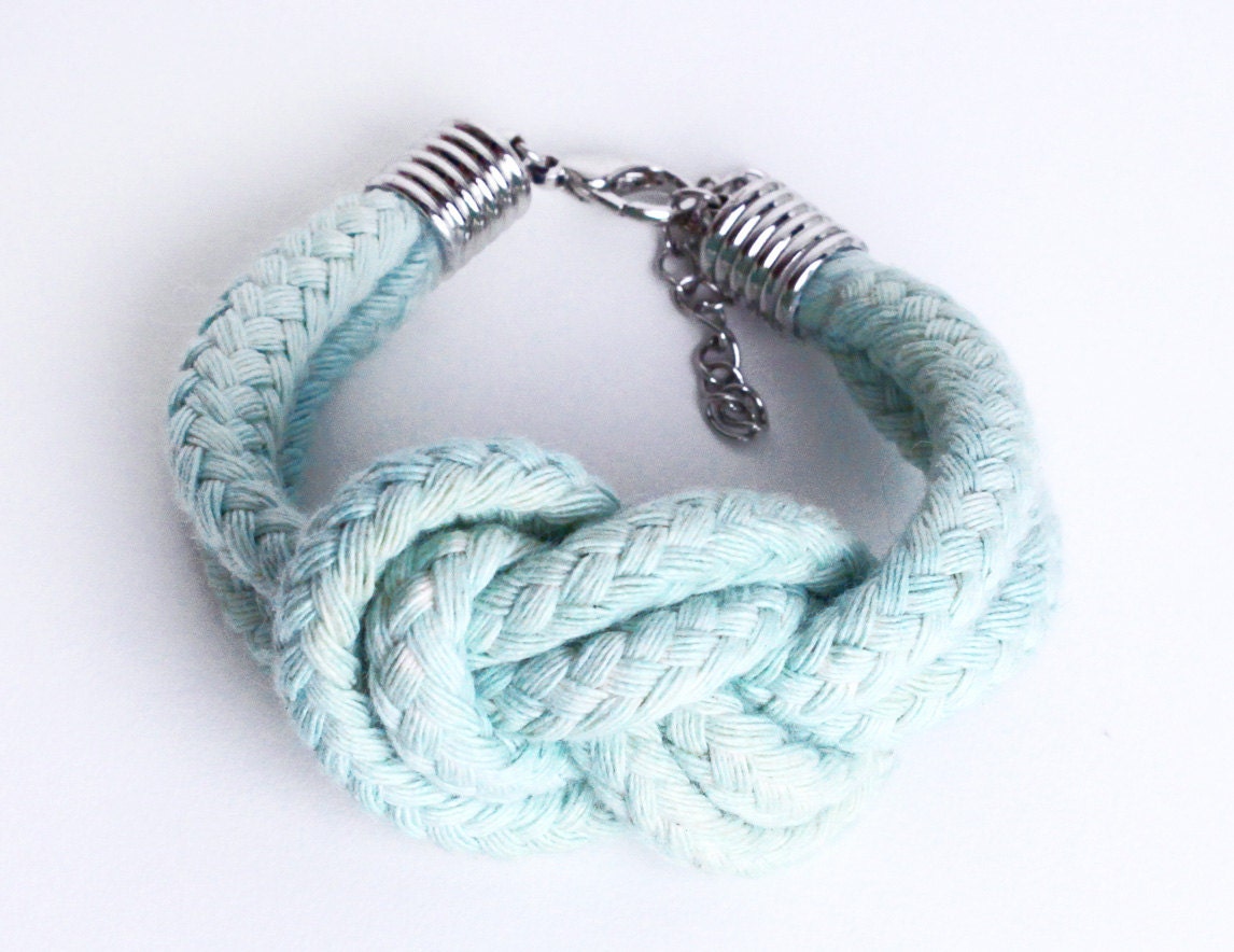 PASTEL - Cotton Rope Bracelet in Mint