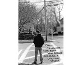 35mm Black & White Print  - 'Pessimism at it's Finest'
