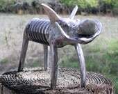 Wild Boar Metal Sculpture Pig Yard Art Garden Art Welded Metal Art