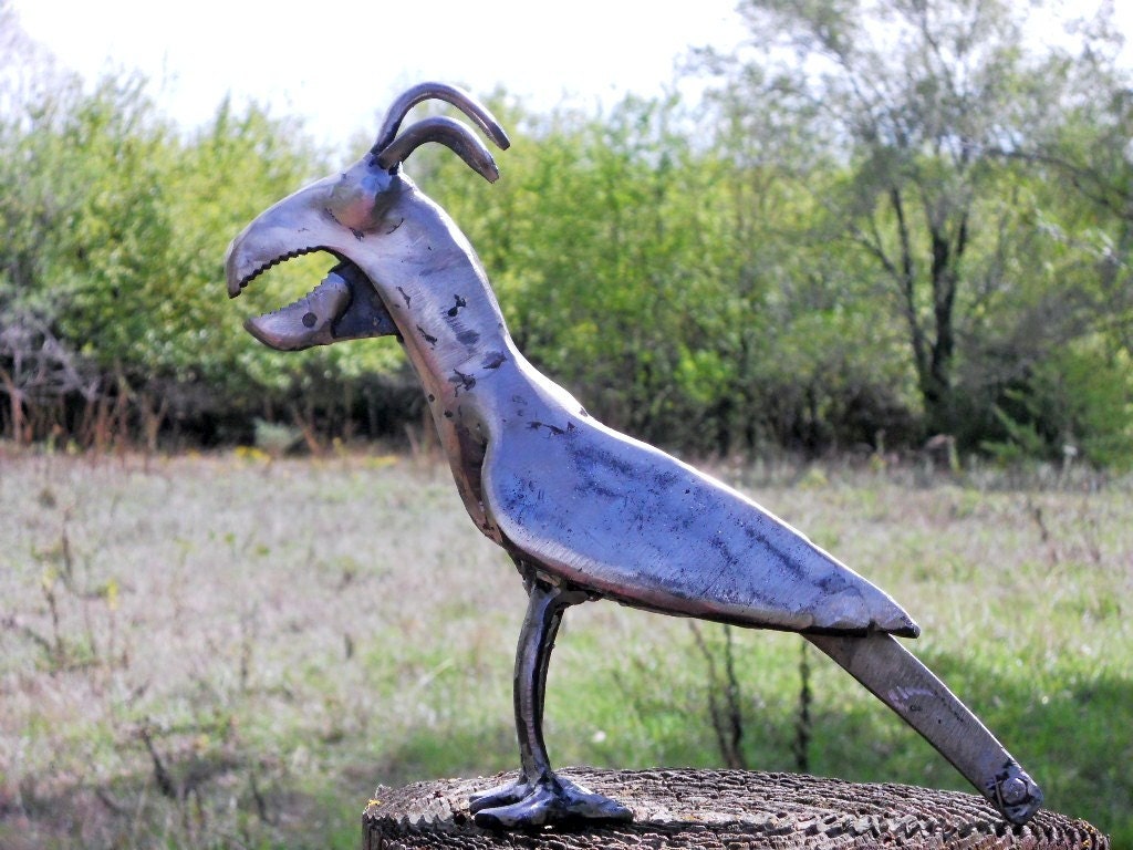 Bird Metal Sculpture Yard Art Garden Art Yard Bird Welded Metal Art