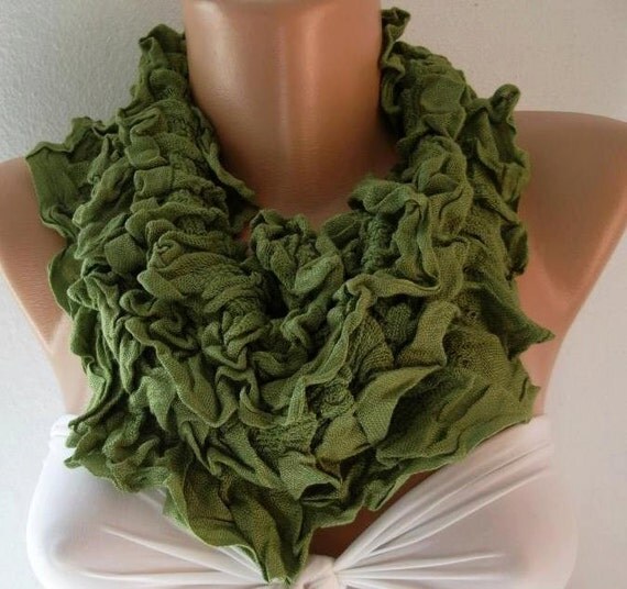 Infinity Scarf Loop Scarf Circle Scarf......small size infinity