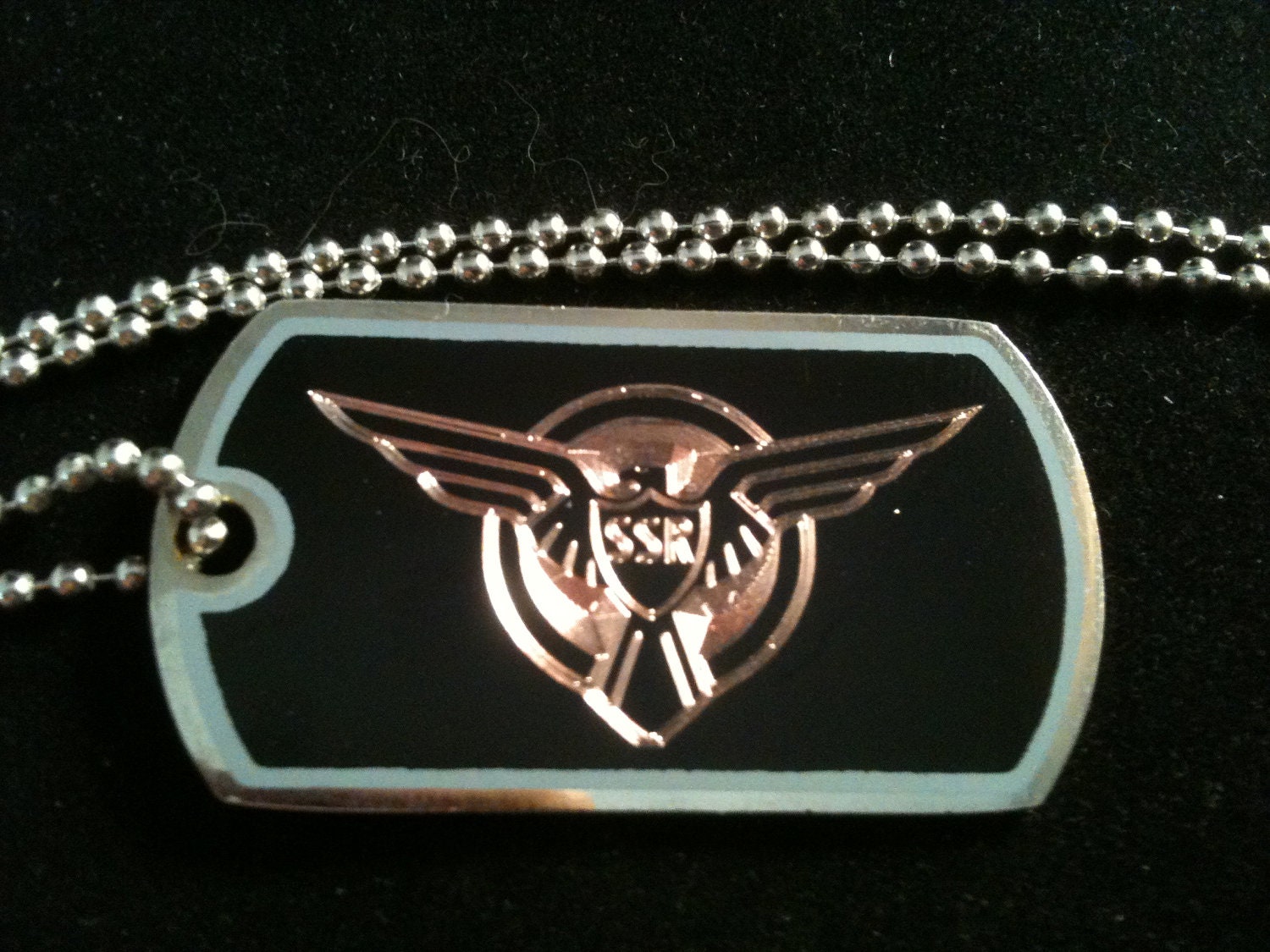 CAPTAIN AMERICA SSR Dogtag w/ Ball Chain