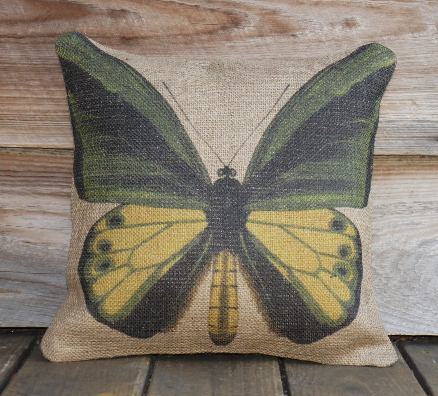 Butterly , ,    Throw, , , , Feedsack, Accent ,    16 X 16