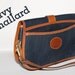 vintage navy medium Dooney and Bourke cross body purse 80s