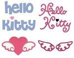 HELLO KITTY  CLEARANCE - All 4 BIGz Dies Listed - Set of 4 BigZ Dies