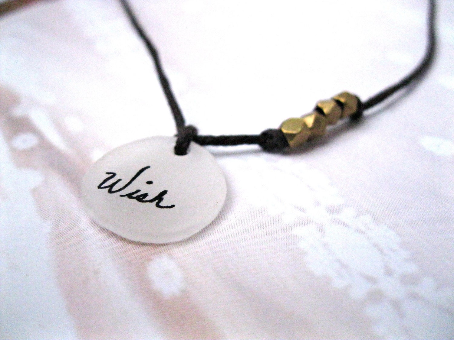 Wish Pendant Necklace