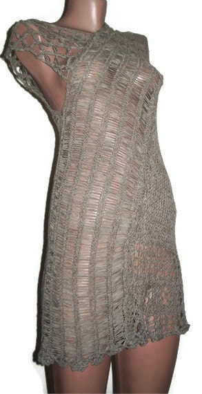 Reserved for Hela - Women Dress Tunic, Freeform, Grey Tunic Dress,Fashion, Gift for Her, OOAK