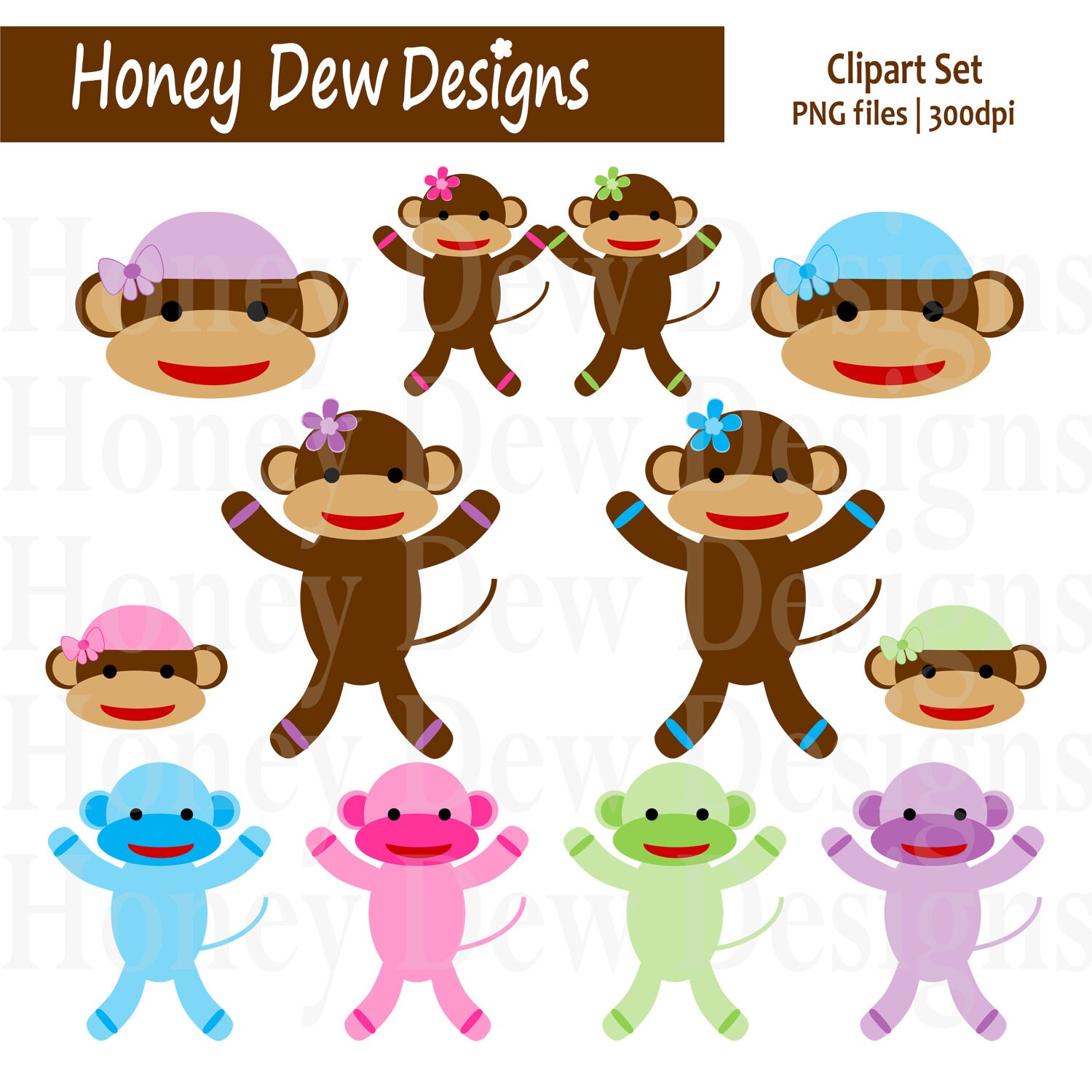 Baby Monkey Clipart