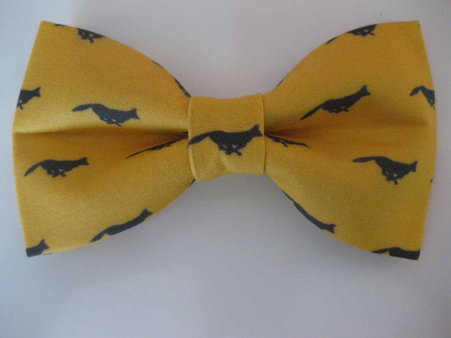 yellow bow tie