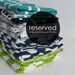 TWO - 18X18 Pillow Covers - Navy Greek Key and Black Chevron