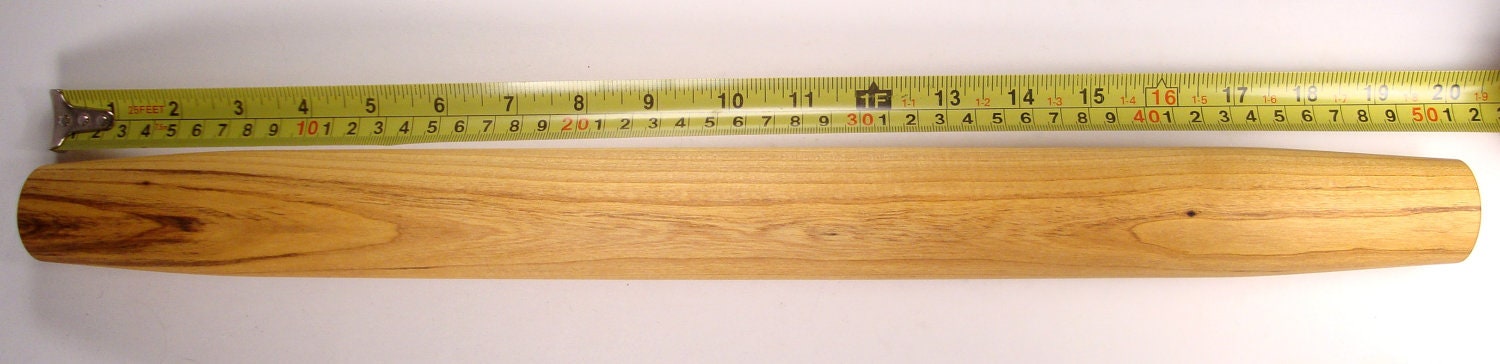 Rare wood rolling pin - red bud - naturally yellow wood