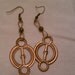 Brass Gear Earrings
