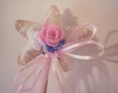 Magic Wand for Little Princesses - Felt, Pink, Ivory, Blue