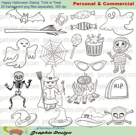 halloween clip art sheet - photo #21